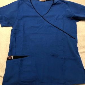 tie back scrub top